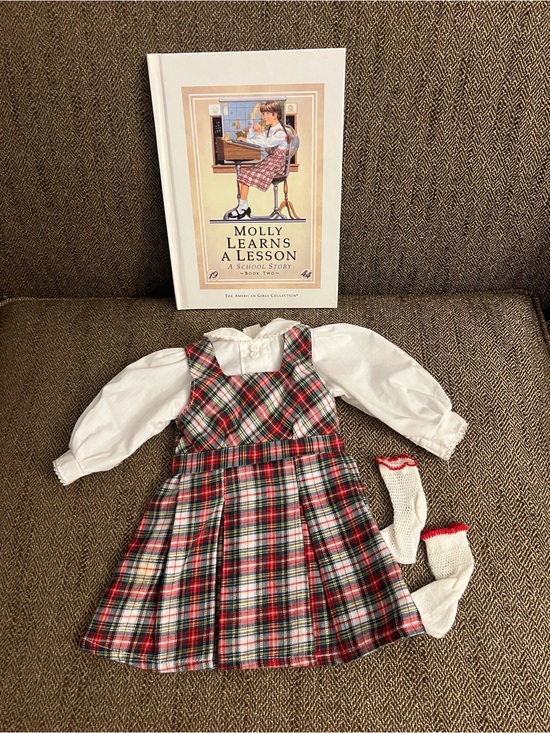 American Girl Other - American Girl Molly Learns a Lesson Jumper and Hardcover Book.
